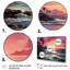 «Miami Pink Tropical Twilight», reproduction sur toile encadrée-832694718-1020062233