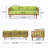 Outdoor Patio Daybed with Cushions-1231324523-1232314100