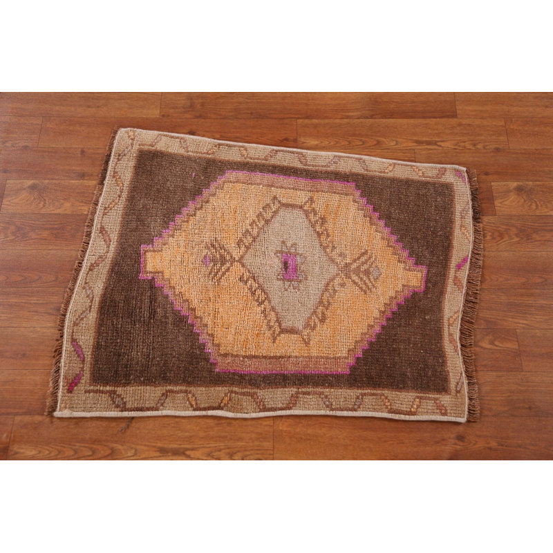 Tapis turc géométrique en laine Anatolian