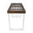 Patio Dining Bench With Iron Legs-1608200845
