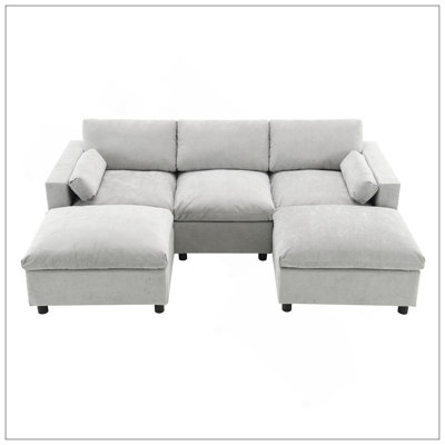 Canapé modulaire 86,5 po Chenille