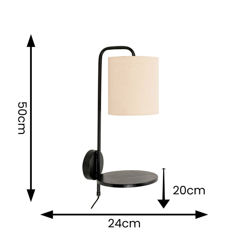 LED Plug-in Flush Mounted Sconce