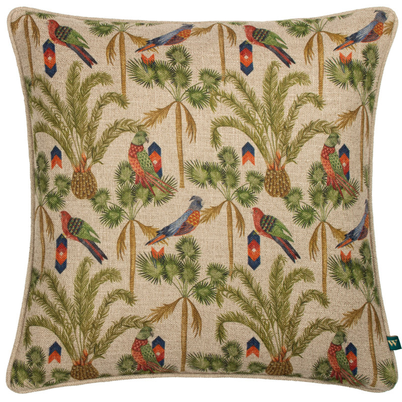 Akamba Cream Square Cushion