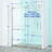 56-60"W X 75"H Semi-Frame Single Sliding Shower Door, 304 Stainless Steel, 5/16" (8Mm) Thick SGCC Tempered Clear Glass-120984778