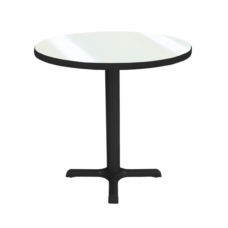 Table de pause ronde de 30 po L, Whiteboard, Noir