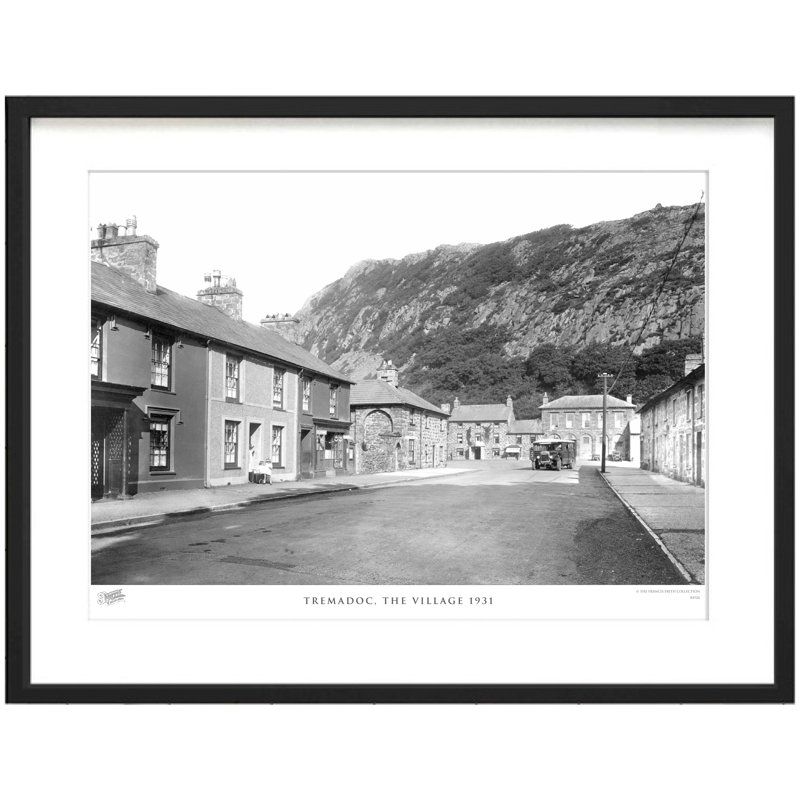 Tremadoc, The Village 1931 by Francis Frith - Single Picture Frame Print, 28cm H x 36cm W x 2.3cm D