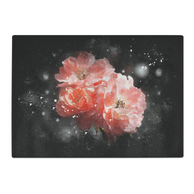 Three Flowers Chopping Board