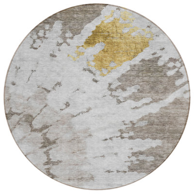 Loreen Washable Abstract Indoor / Outdoor Rug