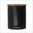 ACACIA SOLID WOOD SIDE TABLE,NATURAL & BLACK COLOR