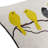 Appliqued Linen Reversible Pillow Cover