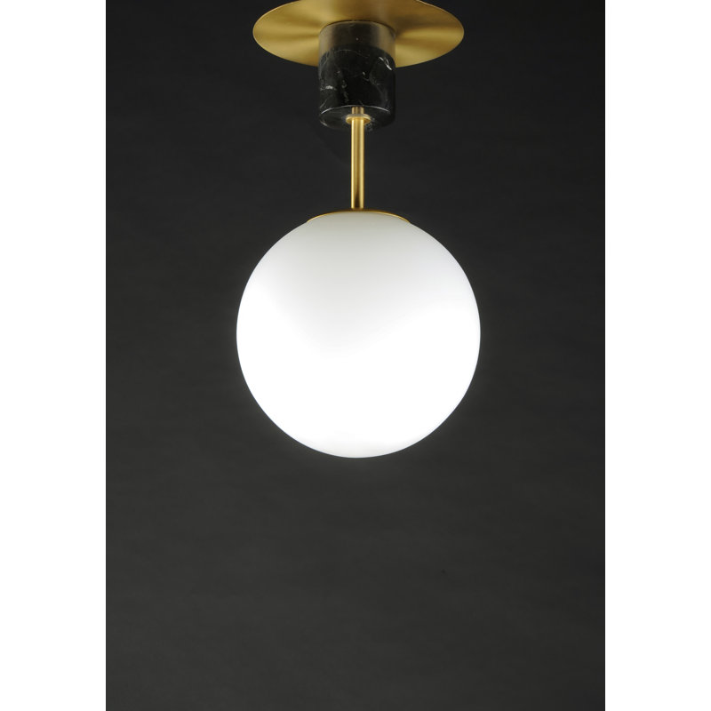 Drake Glass Semi Flush Mount
