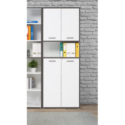 Bibeau 226.4cm H x 84.5cm W Standard Bookcase