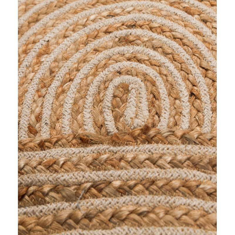 Round Vieira Hand Woven Area Rug, Round 120cm