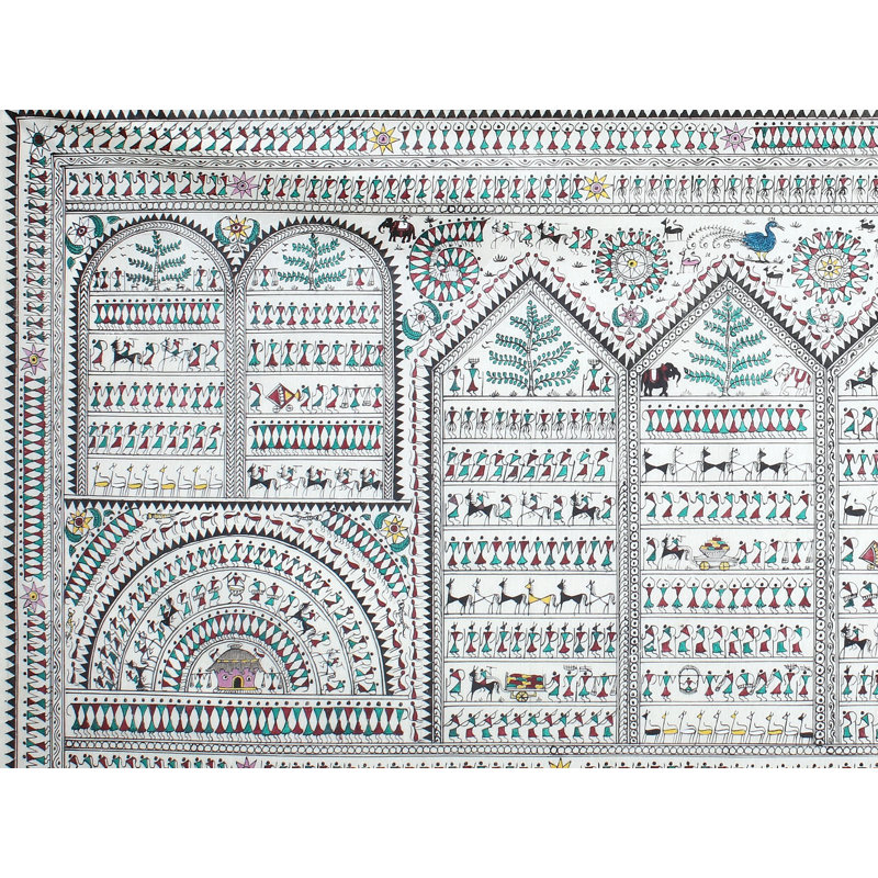 Peinture tribale Warli | Paata, peinture de l'Orissa