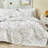 White Square Microfiber Throw Pillow Cover