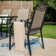 Basima Metal Patio Dining Set with Extendable Rectangular Table