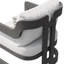 Chaise longue d'extérieur en bois massif avec coussins Dutton-240874620-240874621