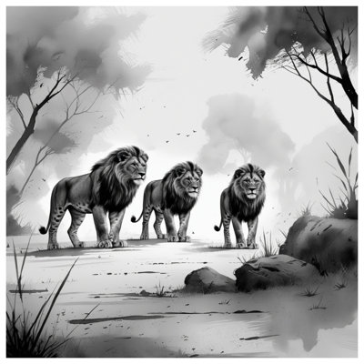 Tapis de bain Three Lions