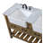 Pelaghia 60 " W Freestanding Standard 2 Double Vanity Bathroom Vanity With Carrara Marble Top-1631935401