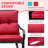 Metal 2 - Person Outdoor Patio Rocking Seating Group With Cushions-864370369