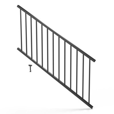 Inspire Railing 32.5-in H Aluminum Stair Panel with Brackets
