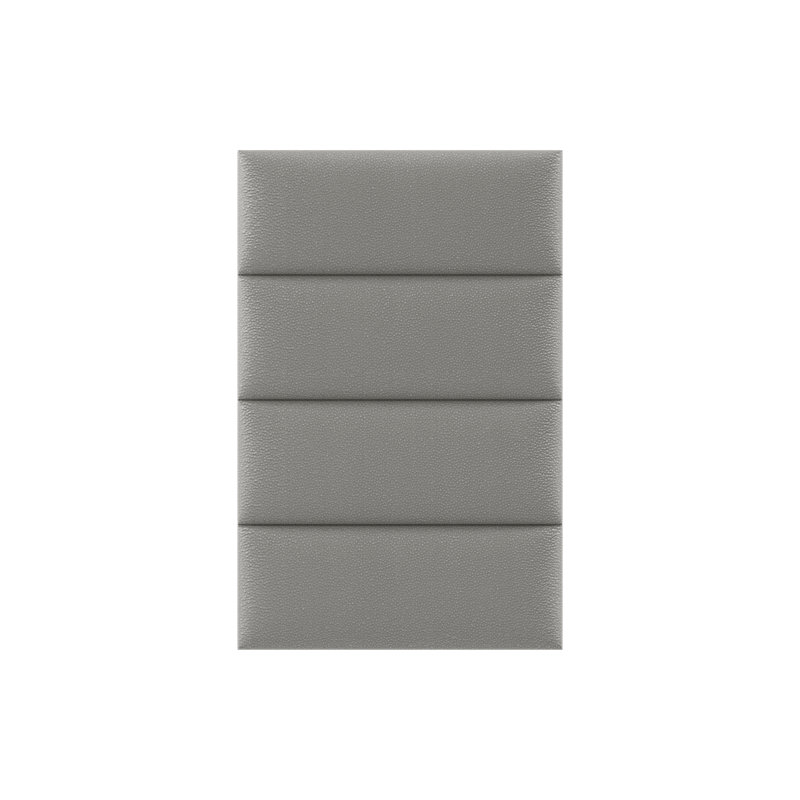 Anneus Upholstered Faux Leather Headboard, VTPS1020, Velvet White