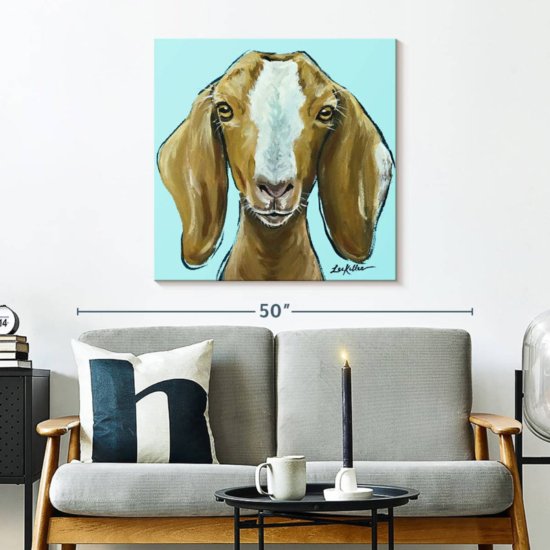 Brampt Goat Square Blue