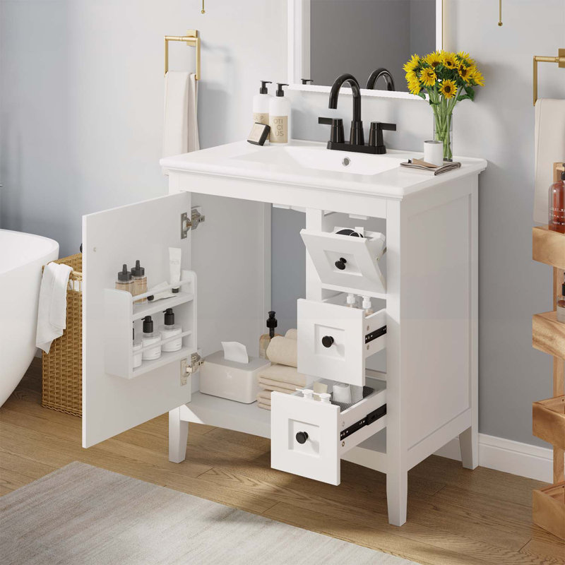 Armoire de rangement moderne avec des caractéristiques de qualité supérieure pour une configuration idéale, Blanc/Noir