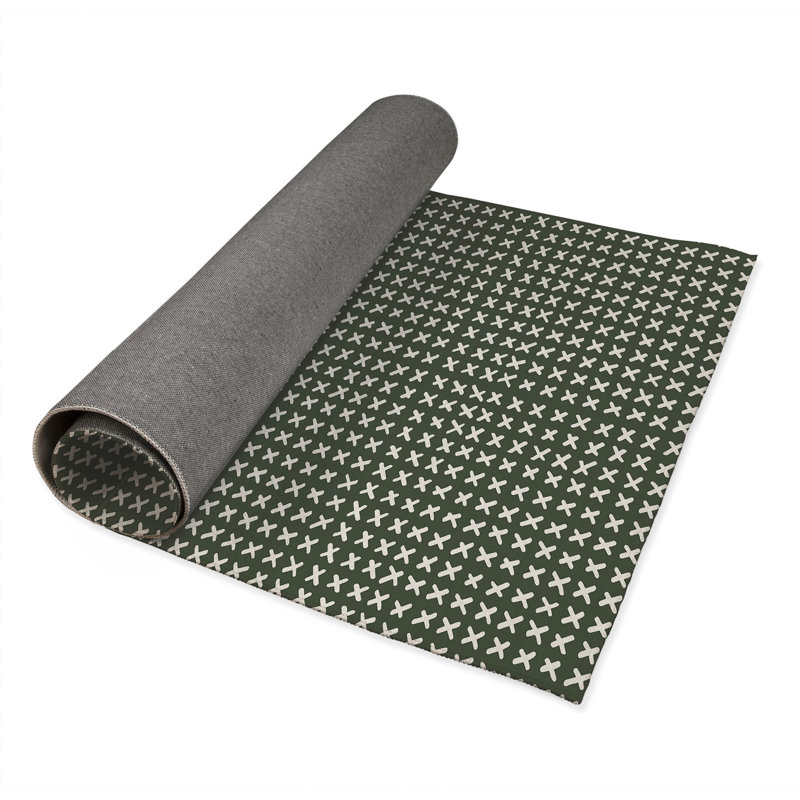 Cross Kids Play Mat, Chimichurri/Green, Rectangle 48" x 72"