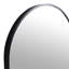 Miroir de salle de bain 18 x 35 pouces avec cadre en métal noir - verre de 4 mm de haut, arrière, moderne pour différents espaces