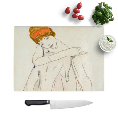 Dancer by Egon Schiele Chopping Board