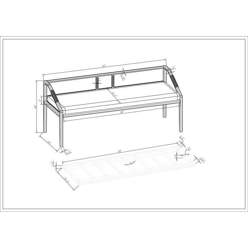 Becki Owens x Surya Atra Bench