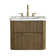 Liljan 24'' Wall-Mounted Single Bathroom Vanity with Engineered Stone Top
