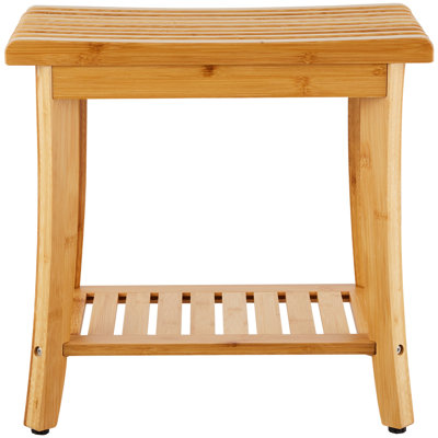 Bamboo Shower Bench, Shower Stool Chair