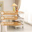 Table d'appoint mobile de style crème