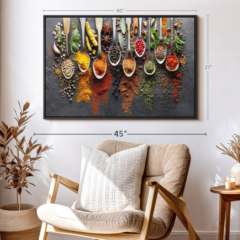 " Choice Of Spices ", 40" H x 27" W