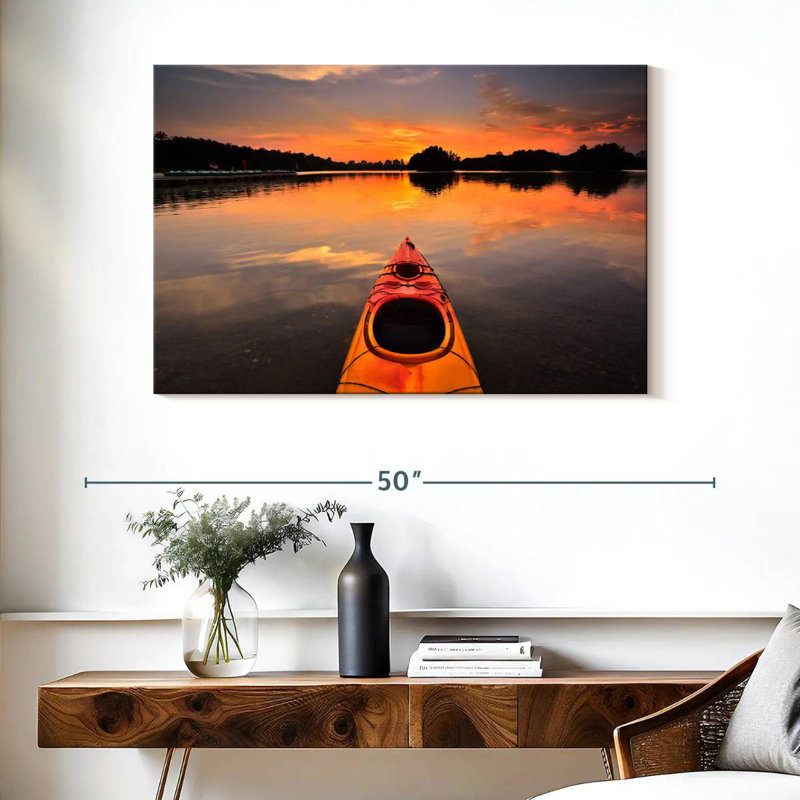 Mehar Orange Kayak, 26" H x 39" W