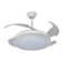 Milly 42 Inch Modern Retractable Ceiling Fan with Lights Remote Control