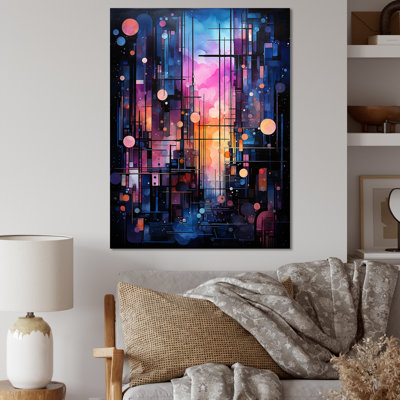 Abstract Northern Luminous Night 1 - Northern Lights Wall Art