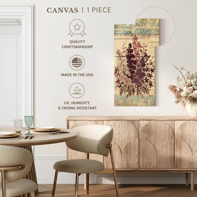 Flowers On Wood