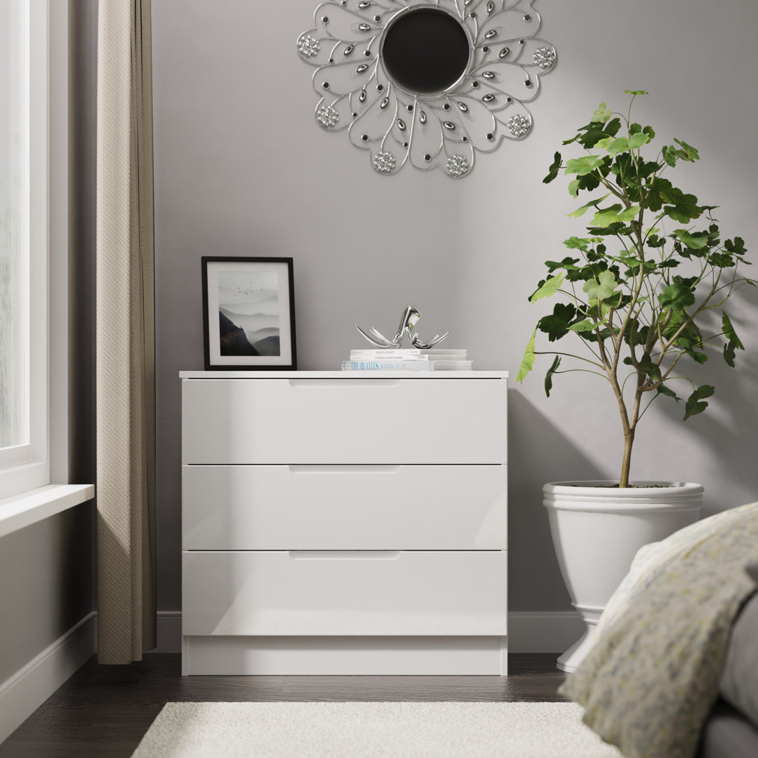 74cm W 3 - Drawer Chest of Drawers