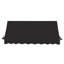 Auvent en tissu acrylique avec accoudoirs en fer Awntech Charleston-28212970-28213190