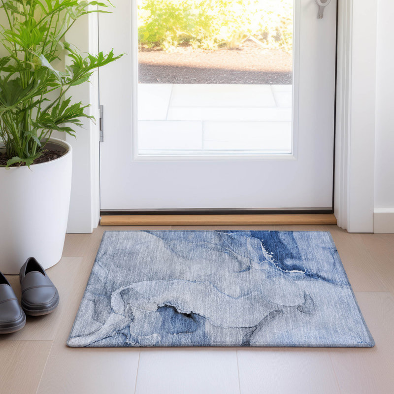 Altair Washable Abstract Indoor / Outdoor Rug, Rectangle 1'8" x 2'6"
