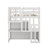 Twin Wooden Low Loft Beds With Two Step Stairs Storage-1922592592