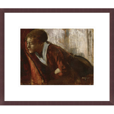 «Melancholy» par Edgar Degas, impression giclée sur cadre