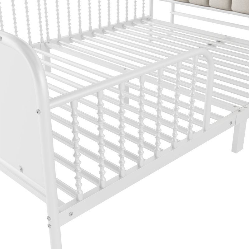 Tête de lit tapissier pleine grandeur avec rangement DEL blanc, Lit double, Blanc