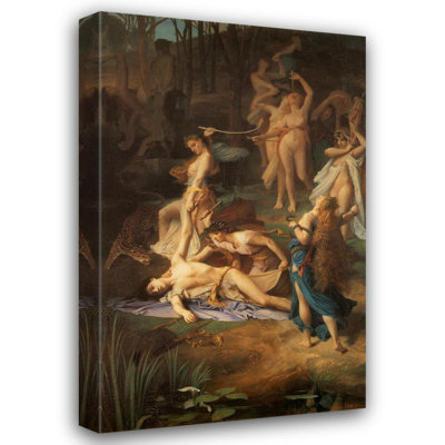 "Death of Orpheus" by  Émile Lévy - Gallery Wrap Canvas Wall Art