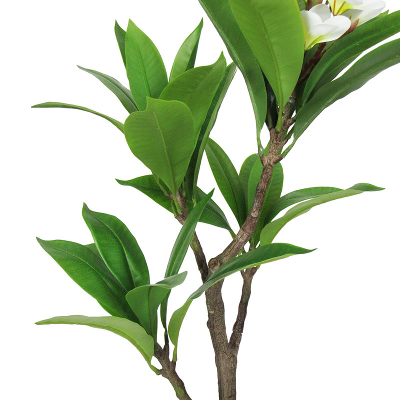 Plumeria artificiel 27 po en pot