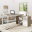 Akirah L-Shaped Metal Base Writing Desk-863877994-863877996