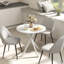 Round Metal Base Dining Table-648340206-648340201
